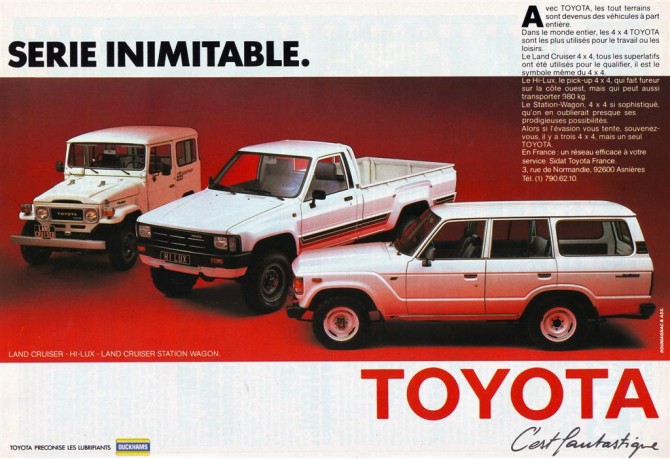 Publicité Toyota c'est fantastique